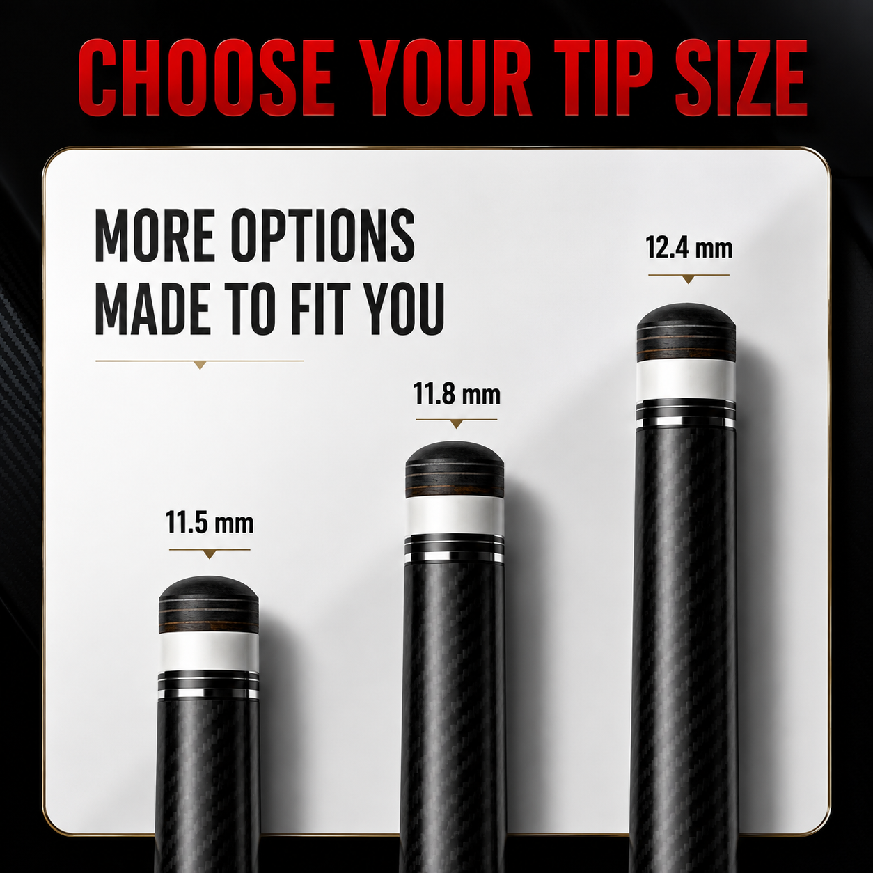 LANZEY X-Series Carbon Fiber Pool Cue Set – Premium Aluminum Alloy Cue with Adjustable Weight System & Low Deflection Shaft